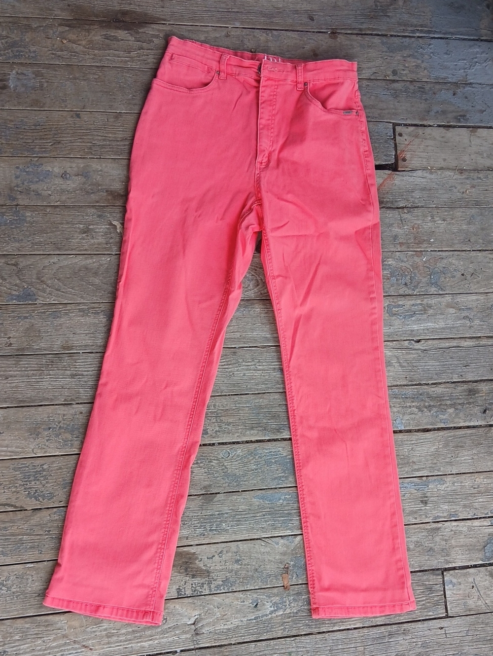 GUC FDJ Peggy Straight Coral Pink Jeans